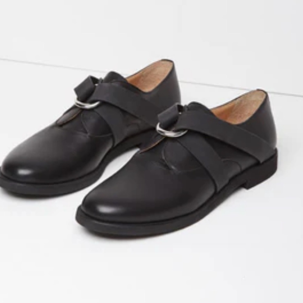 NWT MM6 Maison Margiela Elastic Strap Derby Oxfords - Size 40